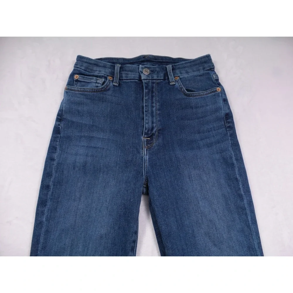 7 For All Mankind Jeans Womens Size 26 Blue Denim Aubrey High Waist Ankle Skinny